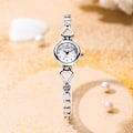 Miniatyrbillede 2 af 5: ##/Kvindes Quartz Ur med Moderperle Skive Analog Visning og Armbånd##/