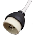 Miniatyrbilde 2 av 5: (6-pak) GU10 Lampeholder Keramisk Base og Klemmblokk/bro med Kabel og Isolasjonshylse - Pærekontakt Adapter for LED og Halogen
