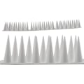 Miniatyrbilde 3 av 5: Fuglespiker, 12 stk Anti-Due Spiker 4 Meter 3 Rader Plast An