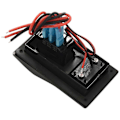 Miniatyrbilde 3 av 5: 12-24V LED Dobbel Batteri Testpanel Vippebryter Bil Lastebil Marine Båt Voltmeter 4P