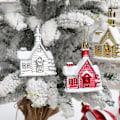 Miniatyrbillede 5 af 5: ##/16 pak julepynt små huse juletræspenge##/