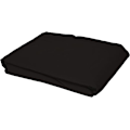 Miniatyrbilde 1 av 4: ##/Mikrofiber sengetrekk med strikk Sort 160 x 200 x 30 cm##/
