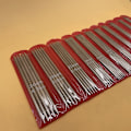 Miniatyrbild 3 av 5: Dubbla stickor för stickning, 20 cm korta metallstickor