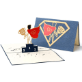 Pikkukuva 1 / 4: 3D Pop Up (Super Isä) [Tervehdykortti] [Syntymäpäiväkortti] Creatilla