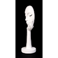 Miniatyrbild 3 av 4: ##/Modern skulpturfigur i resin \"Ansikte\"##/