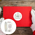 Miniatyrbillede 3 af 5: &Glædelig Jul Stickers Festgave Etiketter Håndværk Gaveæske Til Dekoration Stylea&