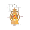 Miniatyrbillede 2 af 5: /#/LED Jule Vind Lanterne - Gamle Mand Budai, Julepynt/#/