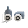 Miniatyrbillede 5 af 5: 8 stk. 23mm Rulle Rulle Hjul til Bruseværelsesdør, Badeværelse S