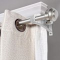 Miniatyrbillede 4 af 5: ##/4 stk. Gardinstangsbeslag i Aluminium Legering Dobbelt Beslag Gardinstang R##/