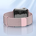 Pikkukuva 1 / 5: Kulta/Vaaleanpunainen Metallihihna Yhteensopiva Apple Watch -hihnan kanssa 40 mm 38 mm