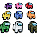 Miniatyrbild 2 av 5: /#/14-pack broderade strykjärns-påsydda lappar för kläder jackor/#/