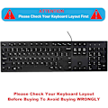 Miniatyrbillede 1 af 5: Tastaturdæksel til Dell KM636/KB216/Dell Optiplex 5250 3050 3240