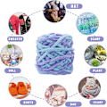 Miniatyrbild 5 av 5: ##/(Lila Blå) 4-pack 100g Akryl Stickgarn för Virkning, Stickning##/