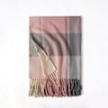 Miniatyrbild 3 av 4: ##/Ullhalsduk damhalsduk mysig mjuk rutig vinterhalsduk poncho kvalitet##/