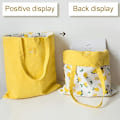 Miniatyrbillede 1 af 4: Canvas Tote Bag, 40cm x 36cm (Gul), Shopping Tote Bag