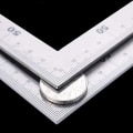 Miniatyrbillede 4 af 5: Rustfrit 90 Graders L-Formet Kvadratisk Lineal Dobbeltsidet Lineal Metal