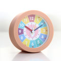 Miniatyrbild 2 av 5: (Rosa färg) Analog väckarklocka för barn, tyst, alarm