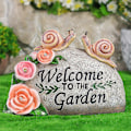 Miniatyrbillede 3 af 5: Havefigur Solcellelys Resin Udendørs Snegl Velkomstfigur Miljøvenlig Blomsterform Hus Solcellelandskabsbelysning til Gårdindretning snails