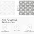Miniatyrbillede 6 af 6: ##/Antislip måtte firkantet brusematte, 53 x 53 cm##/