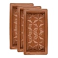 Miniatyrbillede 1 af 5: 1/2/3 stk. Silikone Chokoladeforme Dyb Varmebestandig Chokoladeforme til Dessertslikfremstilling Non-Stick Let Slip Fudge Trøfler Brownies Barer Mo 3pcs