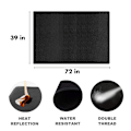 Miniatyrbilde 1 av 5: Grillmatte for Gassgrill, Beskyttelse for Dekk, Brannsikker