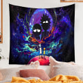 Pikkukuva 3 / 5: Rick And Morty -teemainen julistetapetti seinävaate tapetti makuuhuone