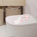 Pikkukuva 3 / 5: Elefanttitarrat, Hauska Seinätarra WC:hen, Kylpyhuoneeseen, Keittiöön