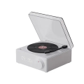 Pikkukuva 2 / 5: (Valkoinen) Retro-tyylinen vinyylilevysoittimen Bluetooth-kaiutin Gramoph