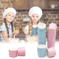 Miniatyrbild 5 av 5: 100 st Bakpapperskoppar, Pappersmuffinsformar, för Hemugn