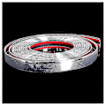 Miniatyrbilde 2 av 3: 20mm 5m Krom Bil Styling List Form Selvklebende Kollisjonsbeskytter Varebil (haoyi)