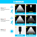 Miniatyrbillede 6 af 6: ##/1 stk., LED udendørs væglampe solcelledrevet, 3 tilstande, bevægelsessensor, til udendørs##/