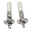 Pikkukuva 1 / 5: 2 kpl Auton valo Ajovalopolttimo H1 Valkoinen 13 Smd 5050 Led-sirua (exwo)