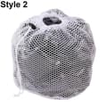 Snørestramming Nett Vaskepose Mesh Sterk Vaskemaskin Tykkere Nettpose M Style 2