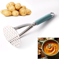 Miniatyrbillede 5 af 5: ##/1 Stykke Kartoffelmoser Professionel 304 Rustfrit Stål Kartoffelmoser Grøntsagsmoser Køkken Gadgets og Madlavning##/