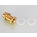 Miniatyrbilde 4 av 5: 4 stk. G1/2 Messing Vann Tank Slange Tilkobling Adapter Kran