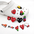 Miniatyrbillede 1 af 5: Skocharms 12 stk. Modetrend-serie 3D-hul sko