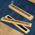 Miniatyrbillede 2 af 5: 2 stk Træ Røgelseholder, Røgelsespind Holder Insence Box As