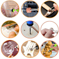 Miniatyrbilde 2 av 4: ##/Rosa Graveringssett, Multifunksjonell Graveringspenn DIY Rotasjonsverktøy##/