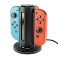 Miniatyrbild 2 av 3: Quadruple Joy-Con Laddare - 4-plats Switch Laddningsstation - Cha