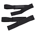 Miniatyrbillede 1 af 6: ##/Vægtløftningsstropper Sorte 1 Par Håndledsstøtte Stropper Vægtløftningsstropper Træning Bodybuilding Vægtløftning Elastisk Gel Greb Gymnastik##/