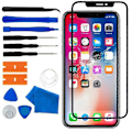 Miniatyrbillede 2 af 5: Front Ydre Linse Glas Skærm Udskiftning Reparationsværktøjssæt Kompatibelt iPhone 12 Pro Max for iPhone XR