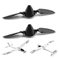 Miniatyrbild 3 av 4: 2 st Xk A800.0006 Propeller Vikbara Blad För Xk A800 Rc Flygplan Fastvingad Segelflygplan Uppgradering Reservdelar