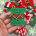 Miniatyrbilde 2 av 5: ##/26 Stykker Jule-Stil 26 Broderte Applikasjoner med Varmelim, ba##/