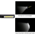 Miniatyrbilde 5 av 5: Laderbar LED arbeidslys, 2 stk 350 lumen COB mekanikerlys