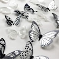 Miniatyrbilde 1 av 5: ##/36 Stykker 3D Fargerike Krystall Sommerfugl Veggklistremerker med Frost##/