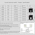 Miniatyrbillede 3 af 5: Strømfølende kontakt induktionsrelæ AC-koblingsenhed PLC-signal over grænse lukket AC 0,2-30A (NC M3056)
