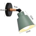Miniatyrbilde 5 av 5: 2 Pakker Industrielle Vegglamper (grønn) Vintage E27 Metall Justerbar
