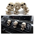Miniatyrbild 1 av 5: (3-pack) Presentset Skalle Bil Luftfräschare Ventilklipp Diffusorer, S