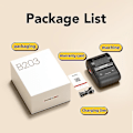Miniatyrbillede 2 af 4: &B203 Printer Niimbot Termisk Etiketprinter Plus Papirruller Mini Adhæsive Hånd Stregkodeklistermærkemaskine Niimbot B203 Samme B21&