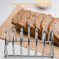 Miniatyrbilde 4 av 5: 1 høy kvalitet rustfritt stål brødrister for 6 skiver toast